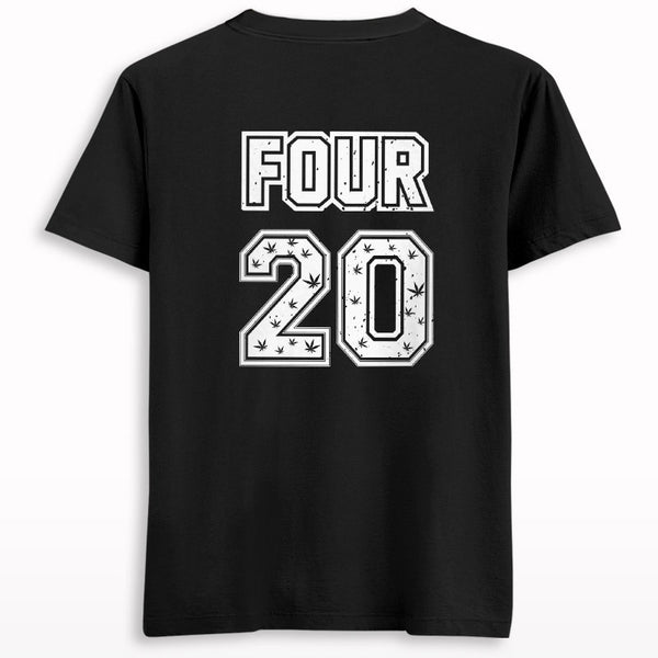 420 Back Side Printed T-shirt