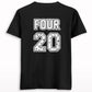 420 Back Side Printed T-shirt