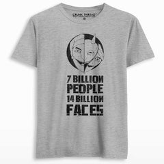 seven billion people forteen billion faces