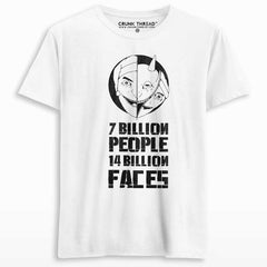 seven billion people forteen billion faces