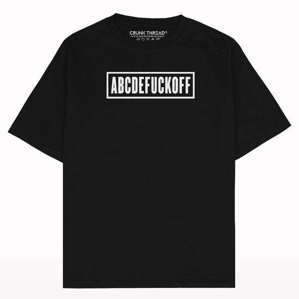 ABCDEFUCKOFF Oversized T-shirt