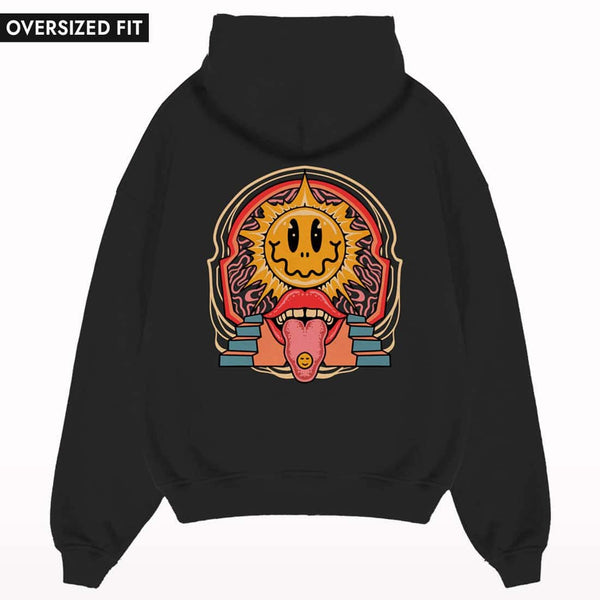 Acid Trippy Oversized Hoodie