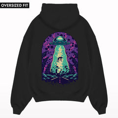 Alien Abduction Oversized Hoodie