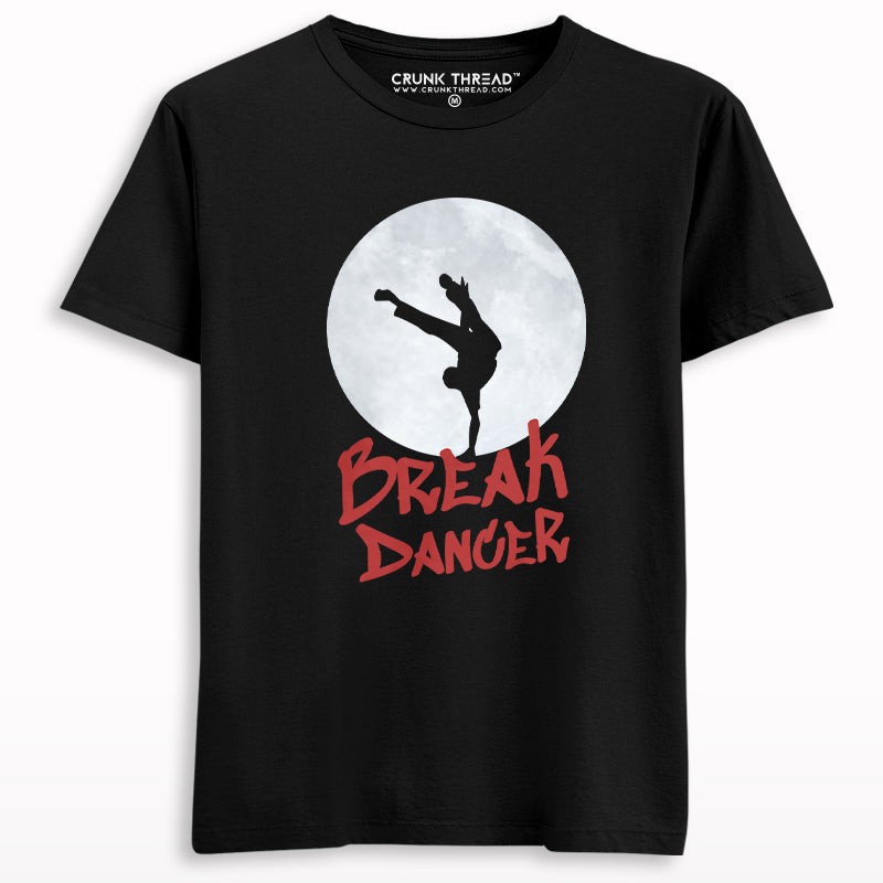 Break Dancer In Full Moon T-shirt