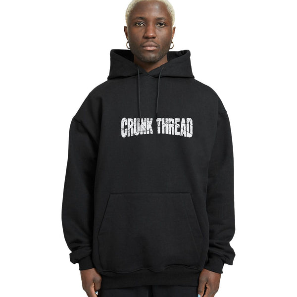 Crunk Thread Sacrificial Relaxed Fit Drop Shoulder Hoodie