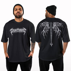 Crunk Thread Dragon Wings Oversized T-shirt