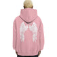 Crunk Thread Angel Wings Relaxed Fit Drop Shoulder Hoodie