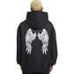 Crunk Thread Angel Wings Relaxed Fit Drop Shoulder Hoodie