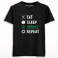 Eat Sleep Smoke Repeat T-shirt