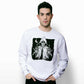 Grim Reaper Middle Finger Graphic Sweatshirt