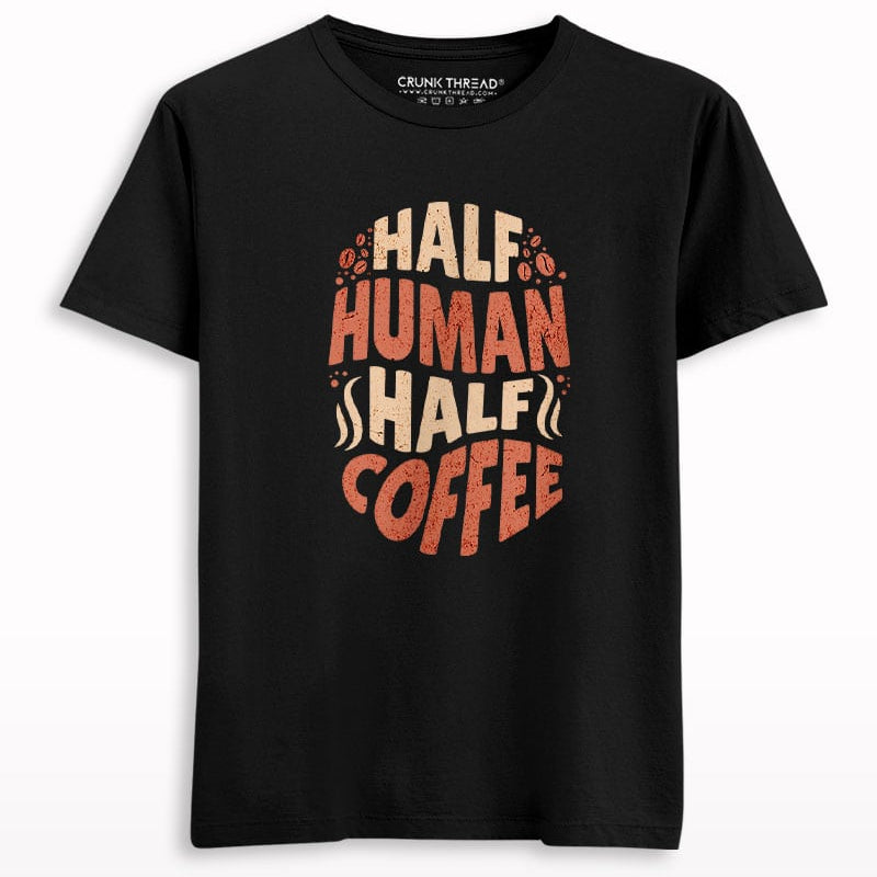 Half human half coffee T-shirt