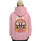 High Relaxed Fit Baby Pink Drop Shoulder Hoodie