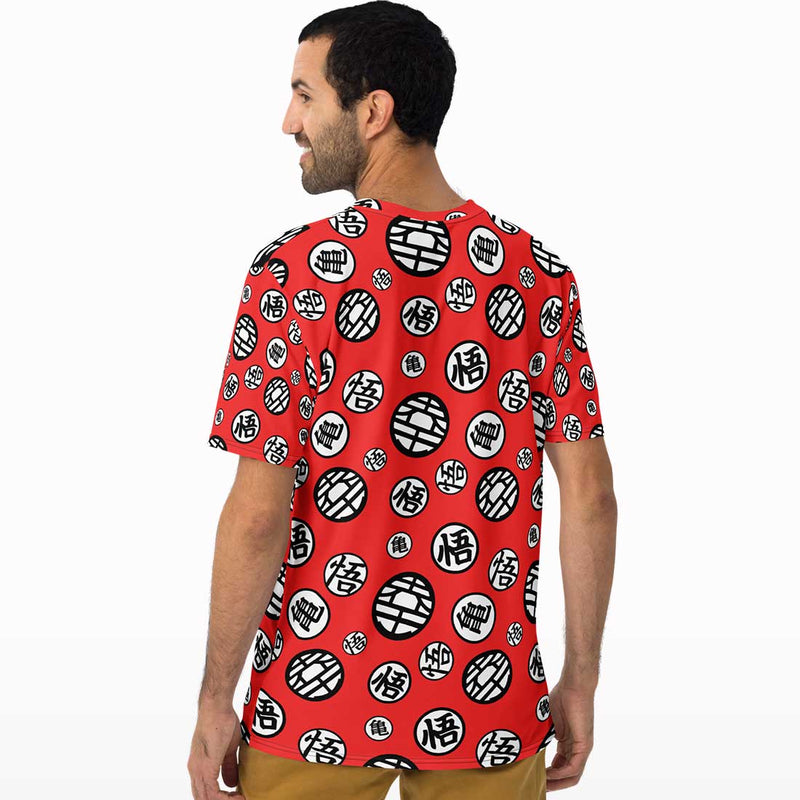 Japanese Pattern All Over Print T-shirt