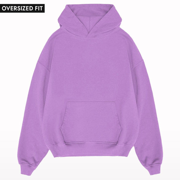 Plain Lavender Oversized Hoodie