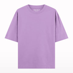 Lavender plain oversized t-shirt