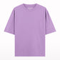 Lavender plain oversized t-shirt