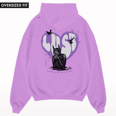 Lust Oversized Lavender Hoodie