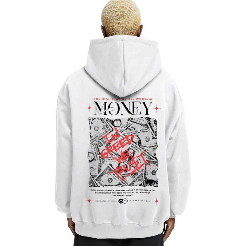 Money Relaxed Fit Drop Shoulder Hoodie