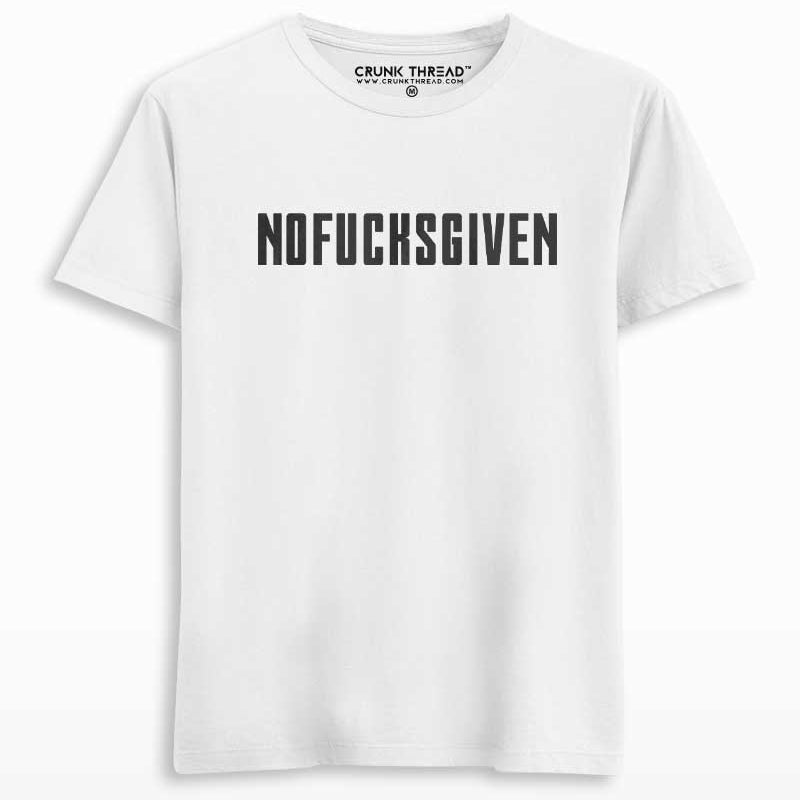 NOFUCKSGIVEN Printed T-shirt