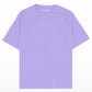 Oversized Lavender Plain T-shirt