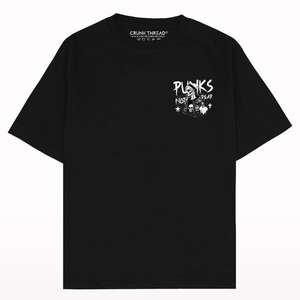 Punks Not Dead Oversized T-shirt