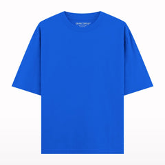 Royal blue plain oversized t-shirt