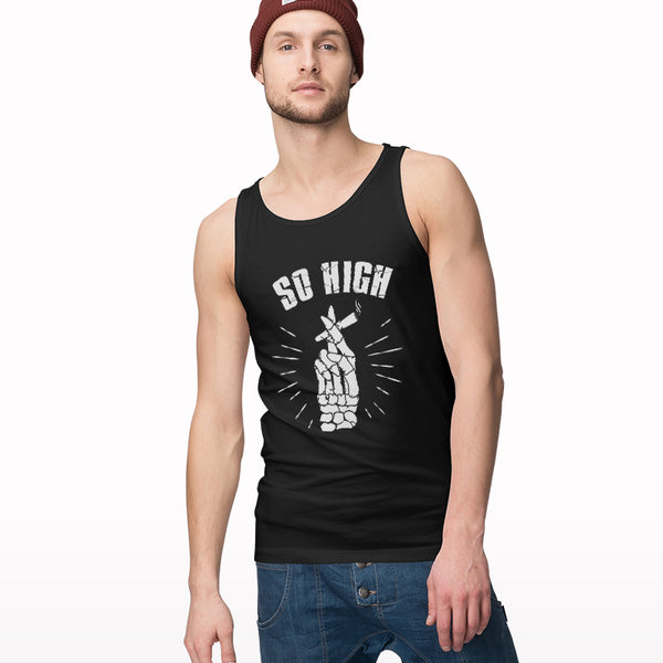 So High Joint Printed Tank Top