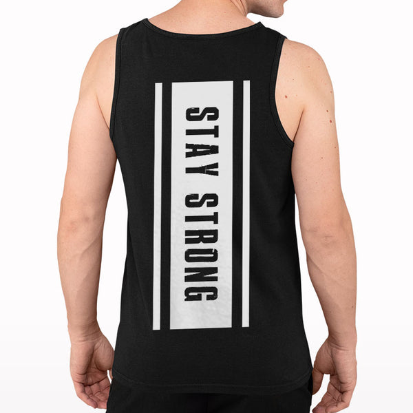 Stay Strong Back printed Tank Top