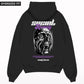 Social Anxiety Oversized Hoodie Back