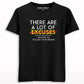 There are a lot of reasons to follow your dreams T-shirt