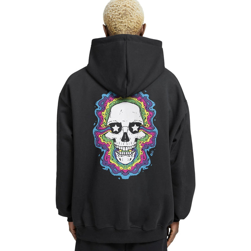 Trippy Relaxed Fit Drop Shoulder Hoodie