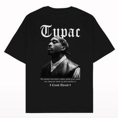 Tupac Grayscale Oversized T-shirt