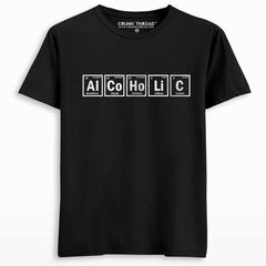 Alcoholic Periodic Table Print T-shirt