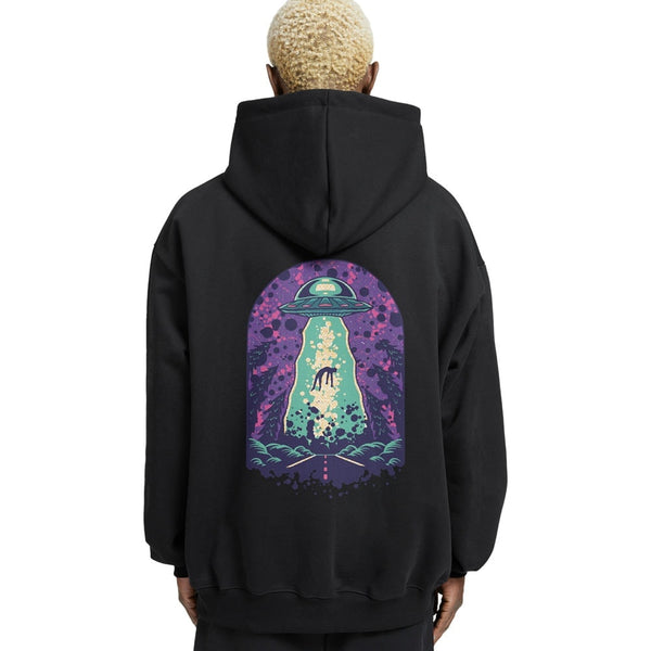 Alien Abduction Relaxed Fit Drop Shoulder Hoodie