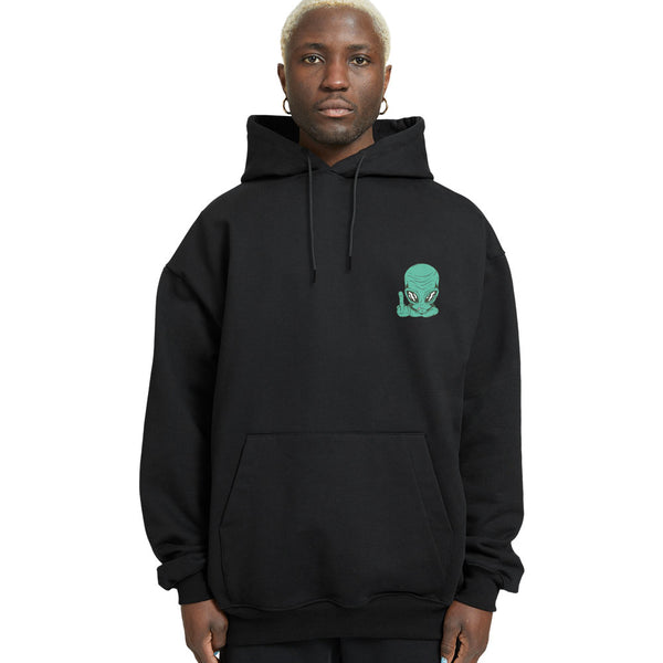 Alien Abduction Relaxed Fit Drop Shoulder Hoodie