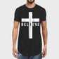 Believe Men's Longline T-shirt