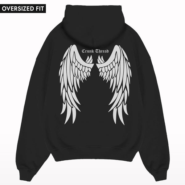 Angel wings oversized hoodie