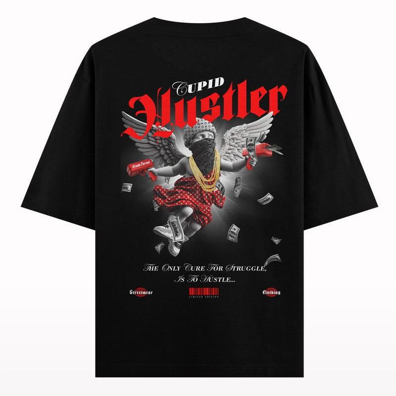 Crunk Thread Hustler Cupid Oversized T-shirt Back