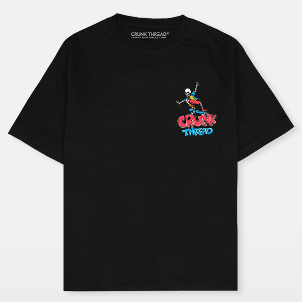 Crunk Thread Doodle Hip Hop Oversized T-shirt