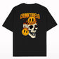 Skull Fire Crunk Thread Oversized T-shirt