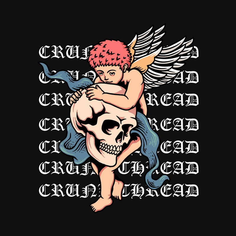 Cupid & Skull Oversized T-shirt