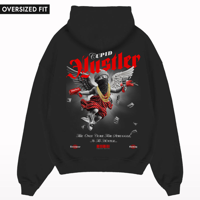 Cupid Hustler Oversized hoodie back