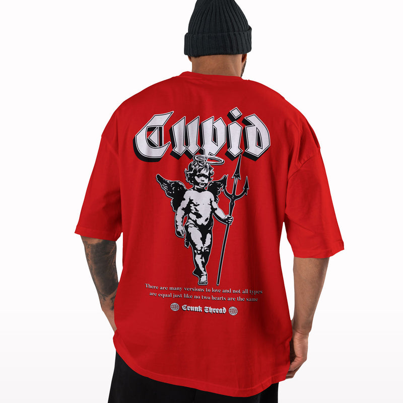 Cupid Love Red Oversized T-shirt