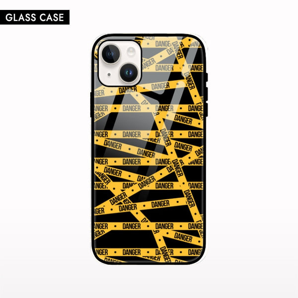 Danger iPhone Glass Cover