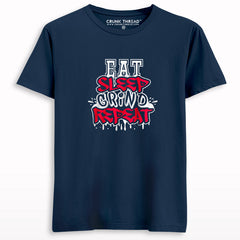 Eat sleep grind repeat T-shirt