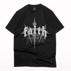 Faith over fear streetwear oversized T-shirt