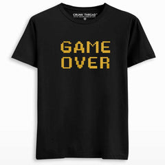 Game over printed T-shirt