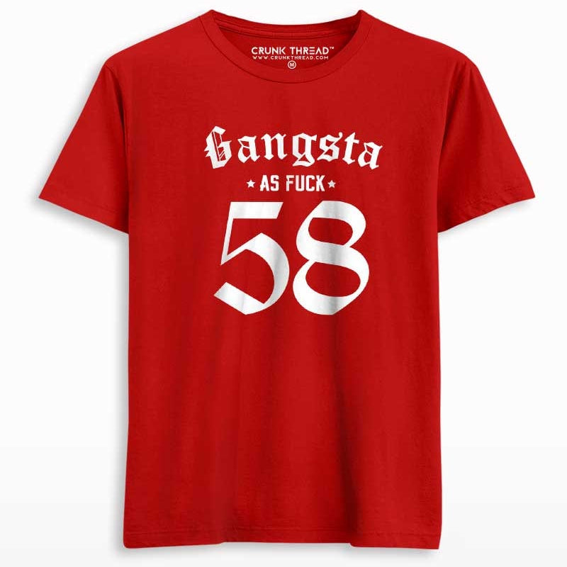 Gangsta Af Men's Printed T-shirt