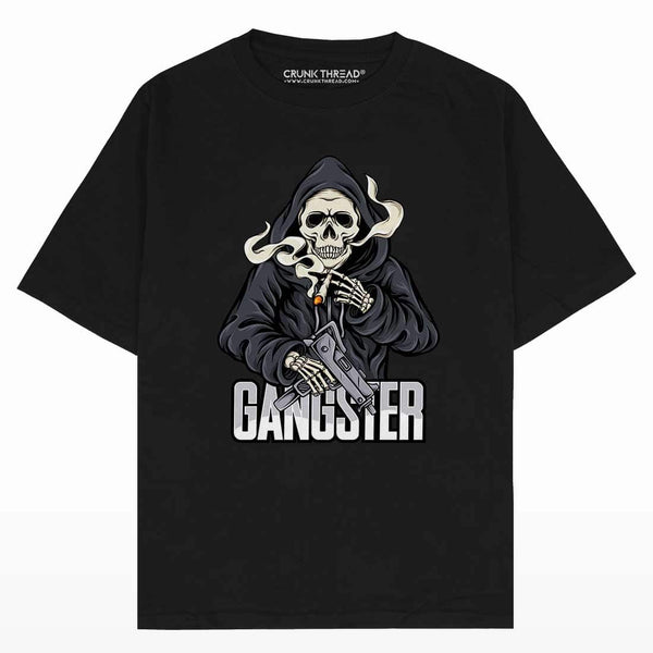 Gangster Graphic Oversized T-shirt