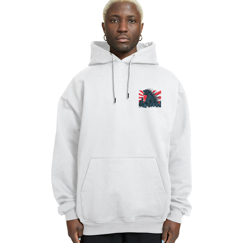 Godzilla Relaxed Drop Shoulder Hoodie